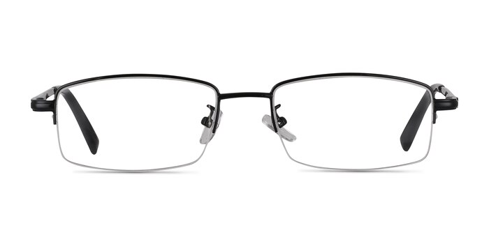 Craig Black Metal Eyeglass Frames from EyeBuyDirect