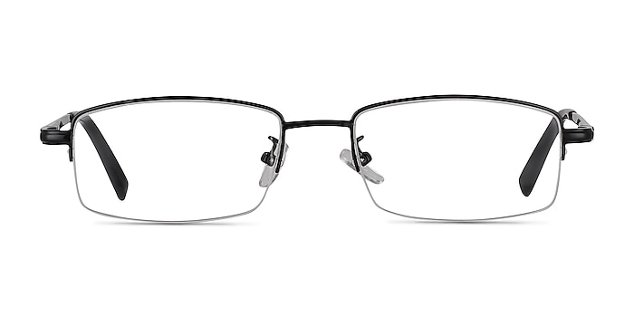 Craig Black Metal Eyeglass Frames from EyeBuyDirect