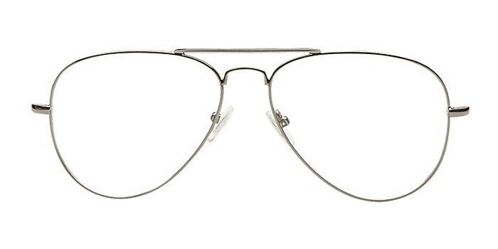 Baymak Gunmetal Metal Eyeglass Frames from EyeBuyDirect