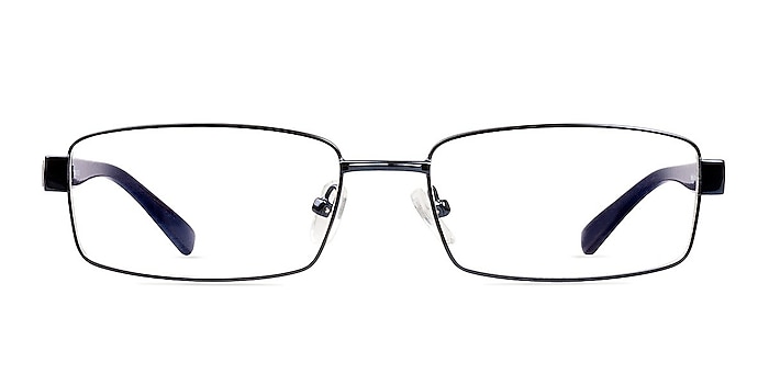 HD6225 Blue Metal Eyeglass Frames from EyeBuyDirect