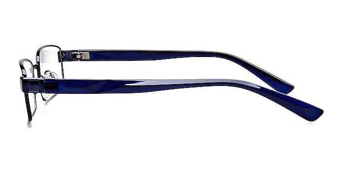 HD6225 Blue Metal Eyeglass Frames from EyeBuyDirect