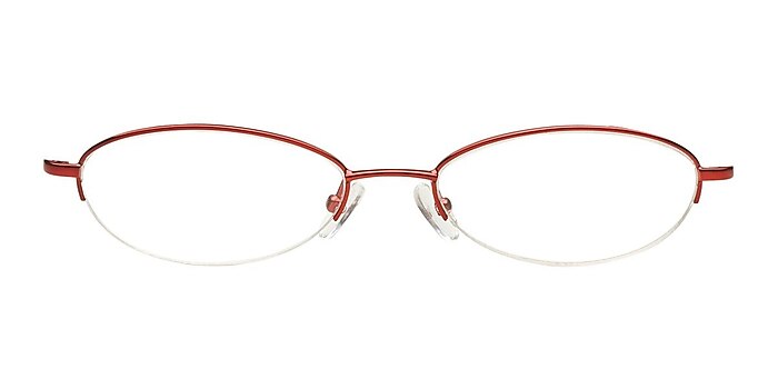 B-31008 Red Metal Eyeglass Frames from EyeBuyDirect