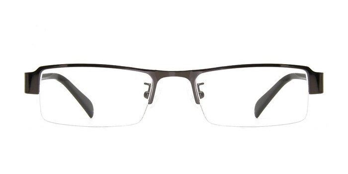 1122 Gunmetal Métal Montures de lunettes de vue d'EyeBuyDirect