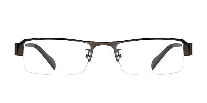 1122 Gunmetal Metal Eyeglass Frames from EyeBuyDirect
