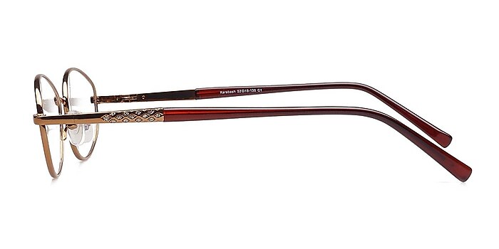Karabash Brown Metal Eyeglass Frames from EyeBuyDirect