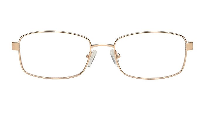 Dmitrovsk Golden Metal Eyeglass Frames from EyeBuyDirect