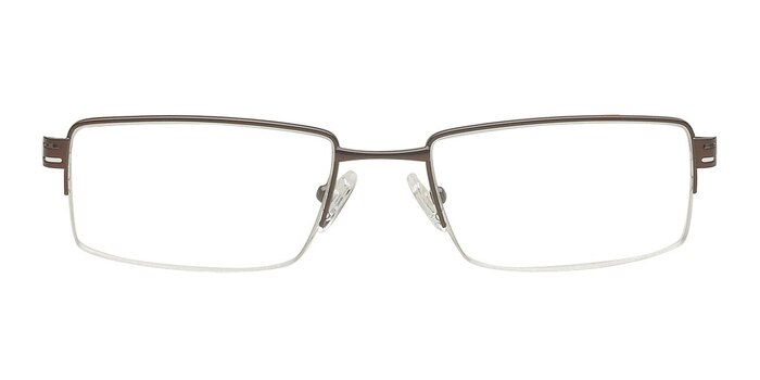 Vishera Brun Métal Montures de lunettes de vue d'EyeBuyDirect