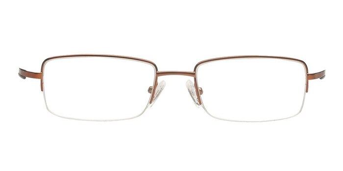 Lukoyanov Brun Métal Montures de lunettes de vue d'EyeBuyDirect