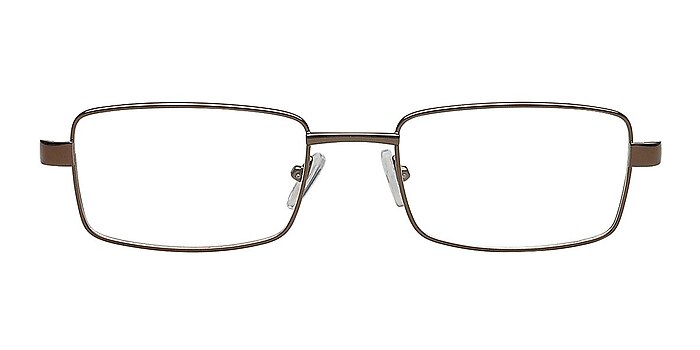 Velsk Brown Metal Eyeglass Frames from EyeBuyDirect