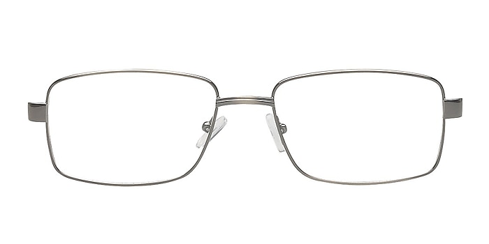 Petukhovo Gunmetal Metal Eyeglass Frames from EyeBuyDirect