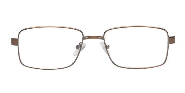 Petukhovo Brun Métal Montures de lunettes de vue d'EyeBuyDirect