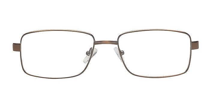 Petukhovo Brown Metal Eyeglass Frames from EyeBuyDirect
