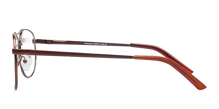 Priozersk Brown Metal Eyeglass Frames from EyeBuyDirect