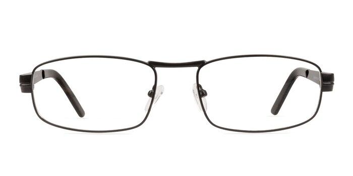 Akhtarsk Noir Métal Montures de lunettes de vue d'EyeBuyDirect