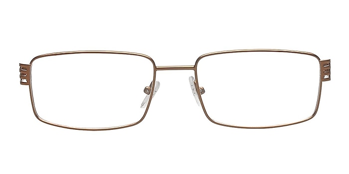 Puchezh Brown Metal Eyeglass Frames from EyeBuyDirect