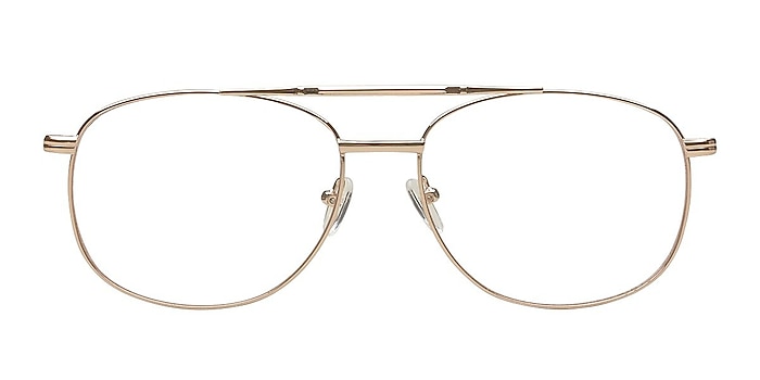 Yelnya Golden Metal Eyeglass Frames from EyeBuyDirect