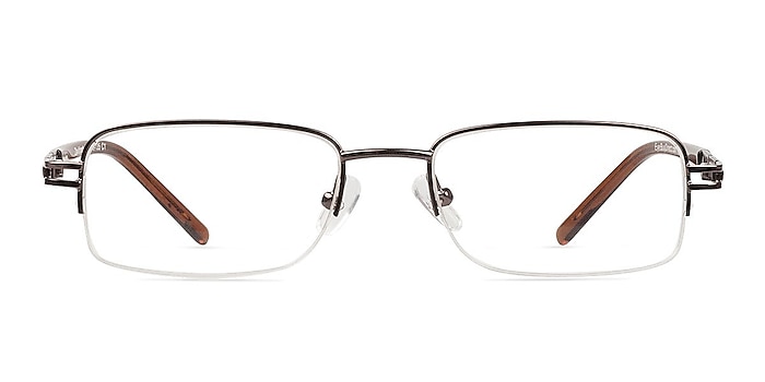 Zavitinsh Brown Metal Eyeglass Frames from EyeBuyDirect