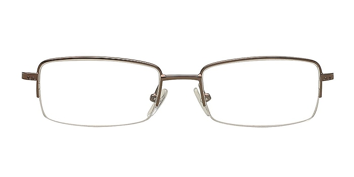 Akaa Brown Metal Eyeglass Frames from EyeBuyDirect