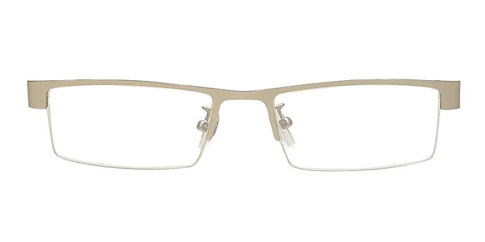 Heinola Silver Metal Eyeglass Frames from EyeBuyDirect