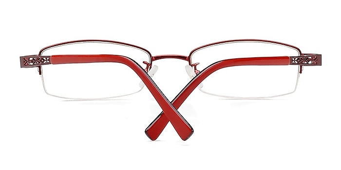 Burgundy 6310 -  Metal Eyeglasses