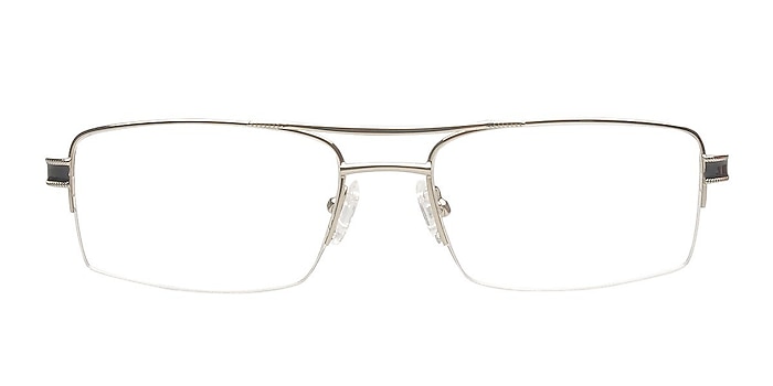 Napili Silver Metal Eyeglass Frames from EyeBuyDirect