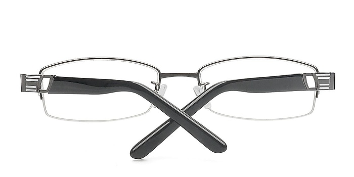 Gunmetal Othello -  Classic Metal Eyeglasses