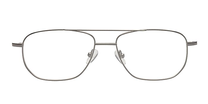 Moses Gunmetal Metal Eyeglass Frames from EyeBuyDirect