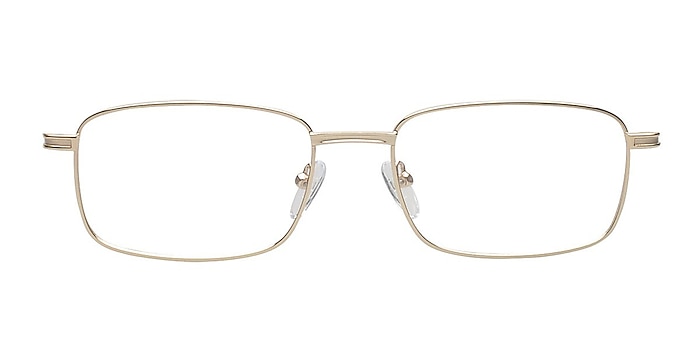 Aaron Golden Metal Eyeglass Frames from EyeBuyDirect