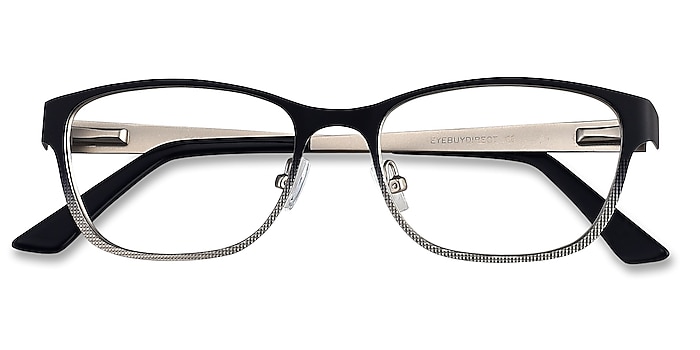 Black Adrien -  Metal Eyeglasses