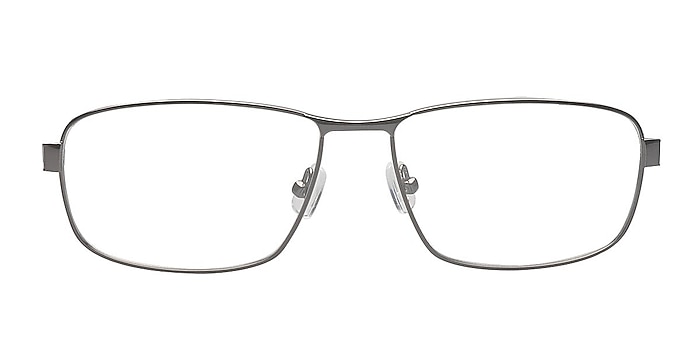 Ahmad Gunmetal Metal Eyeglass Frames from EyeBuyDirect