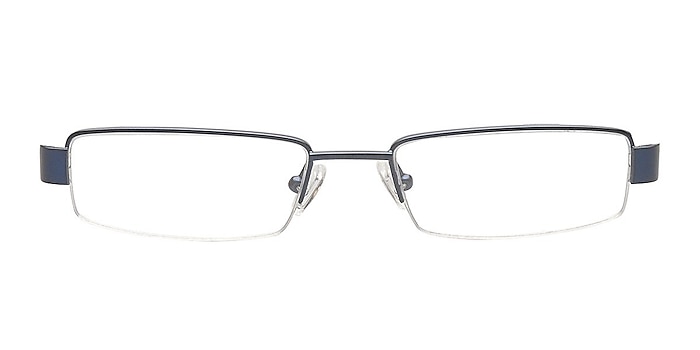 Finley Navy Metal Eyeglass Frames from EyeBuyDirect