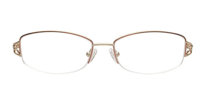 Aisha Brun Métal Montures de lunettes de vue d'EyeBuyDirect