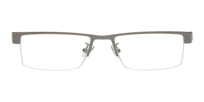 Alessandro Gunmetal Metal Eyeglass Frames from EyeBuyDirect