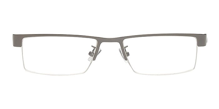 Alessandro Gunmetal Metal Eyeglass Frames from EyeBuyDirect