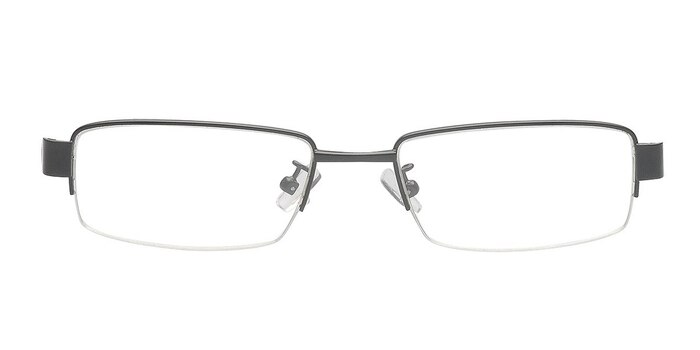 Alexzander Noir Métal Montures de lunettes de vue d'EyeBuyDirect