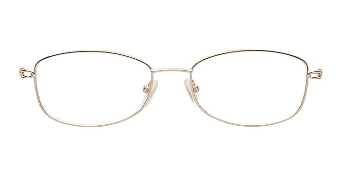 115793 Golden Metal Eyeglass Frames from EyeBuyDirect