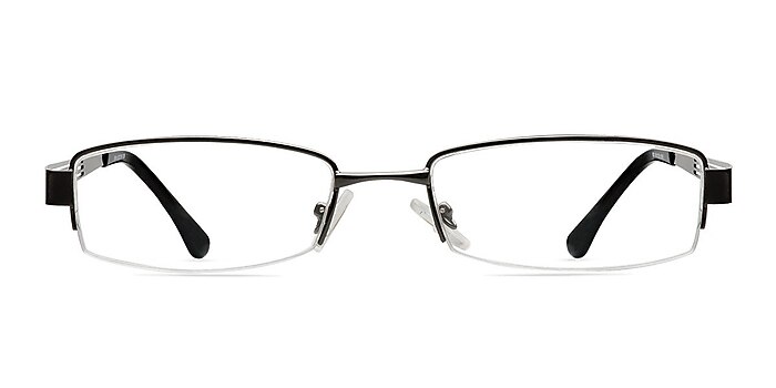 Billie Gunmetal Metal Eyeglass Frames from EyeBuyDirect