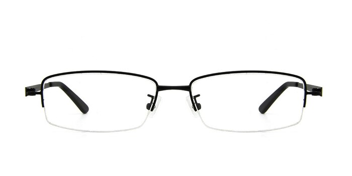 Cassi Noir Métal Montures de lunettes de vue d'EyeBuyDirect