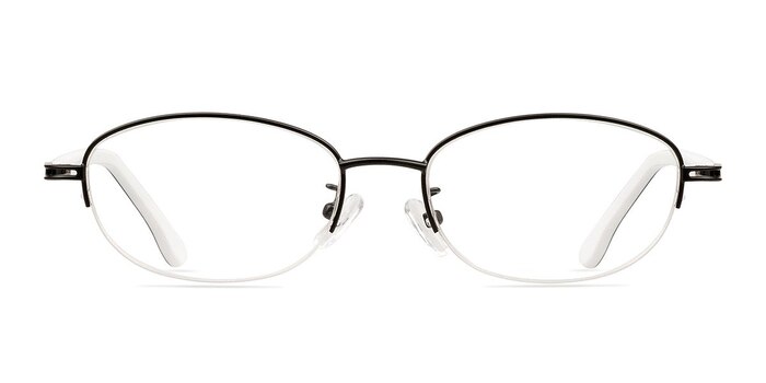 Barrett Black Metal Eyeglass Frames from EyeBuyDirect