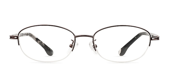 Barrett Coffee Metal Eyeglass Frames from EyeBuyDirect