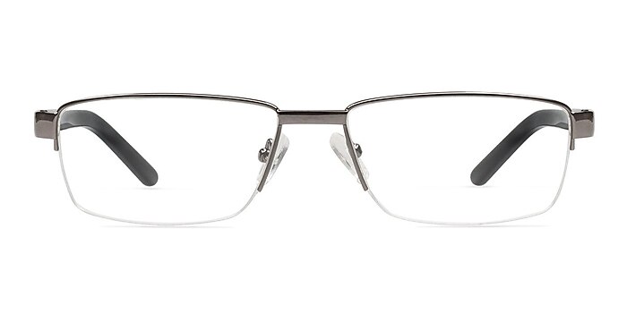 Bo Gunmetal Metal Eyeglass Frames from EyeBuyDirect
