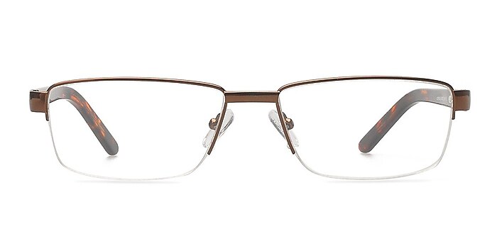 Bo Brown Metal Eyeglass Frames from EyeBuyDirect