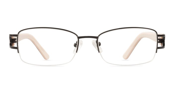 Allie Noir Métal Montures de lunettes de vue d'EyeBuyDirect