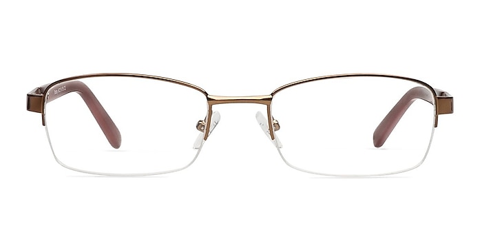 Bobby Bronze Metal Eyeglass Frames from EyeBuyDirect