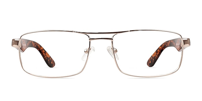 Brenden Doré Métal Montures de lunettes de vue d'EyeBuyDirect
