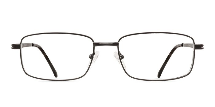 Bradley Noir Métal Montures de lunettes de vue d'EyeBuyDirect