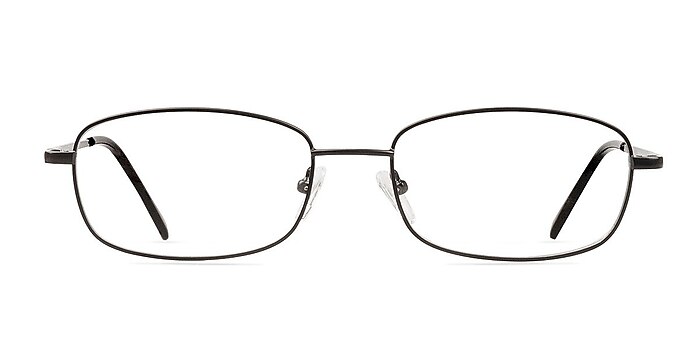 Reggie Black Metal Eyeglass Frames from EyeBuyDirect