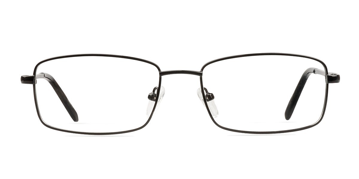Braydon Rectangle Black Full Rim Eyeglasses | Eyebuydirect