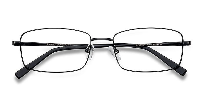 Black Braydon -  Classic Metal Eyeglasses