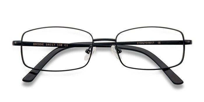 Black Brodie -  Classic Metal Eyeglasses